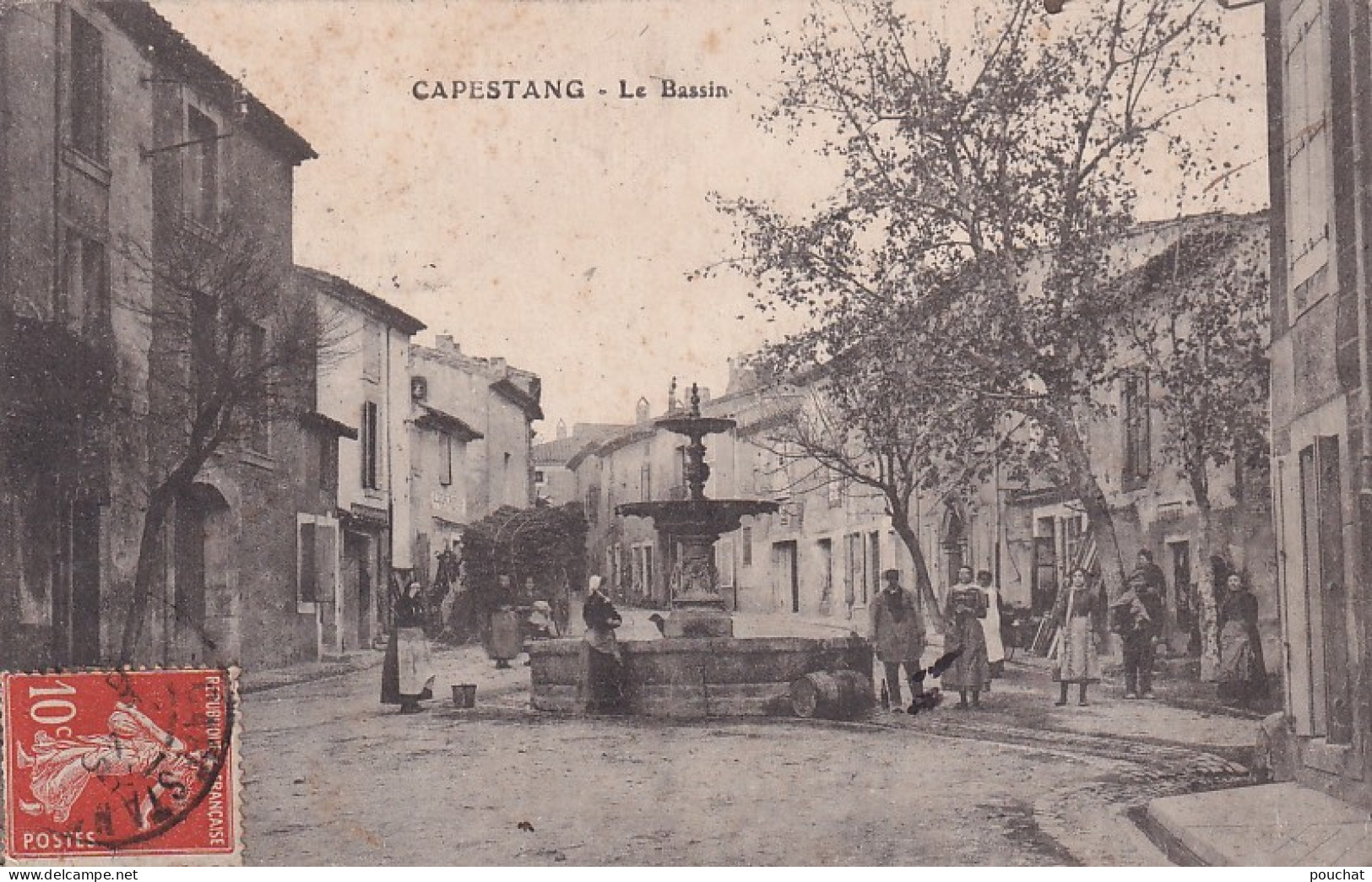 UR Nw28-(34) CAPESTANG - LE BASSIN - ANIMATION - VILLAGEOIS - Capestang