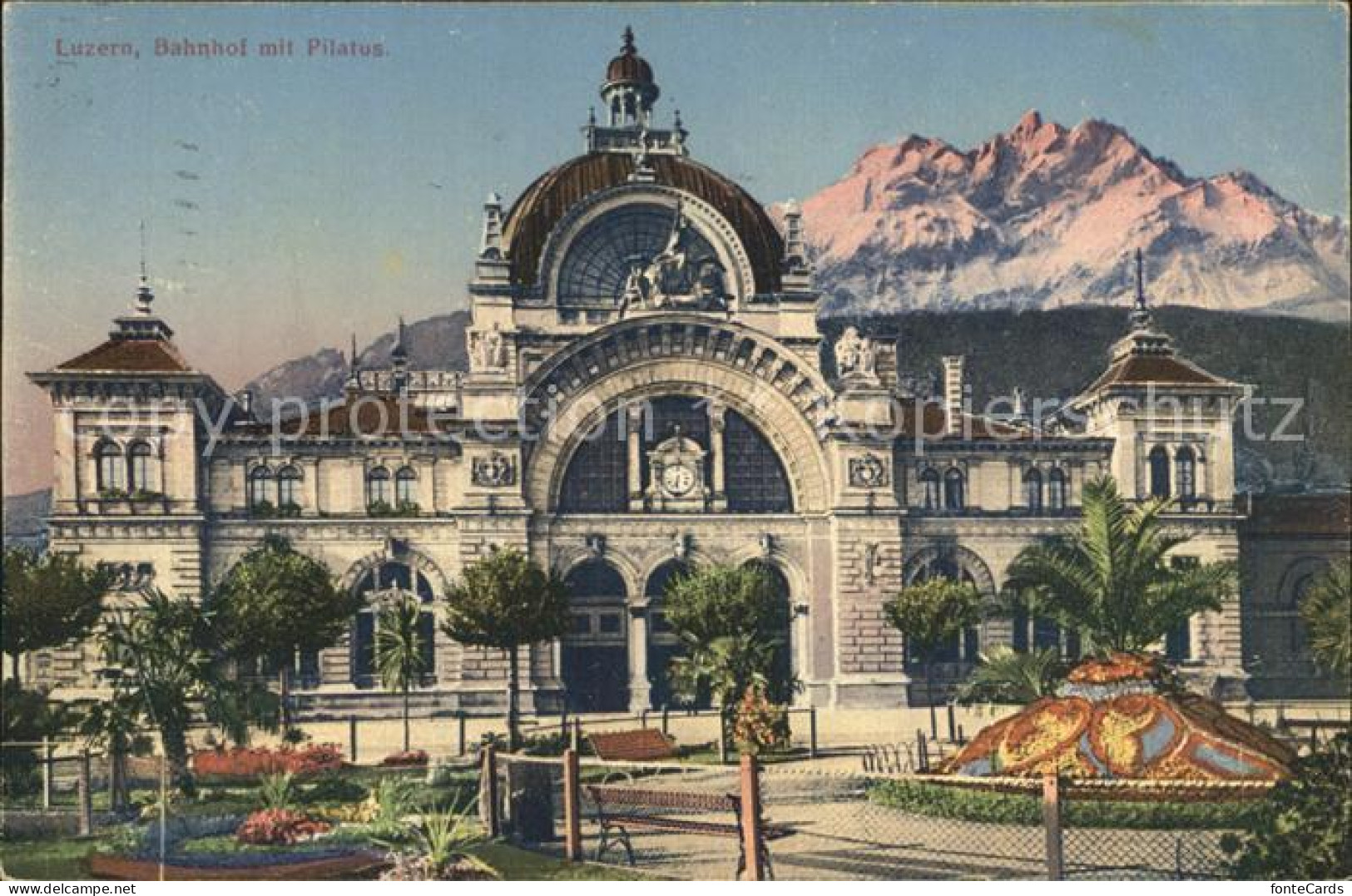 12316048 Luzern LU Bahnhof Mit Pilatus Voralpen Luzern - Sonstige & Ohne Zuordnung