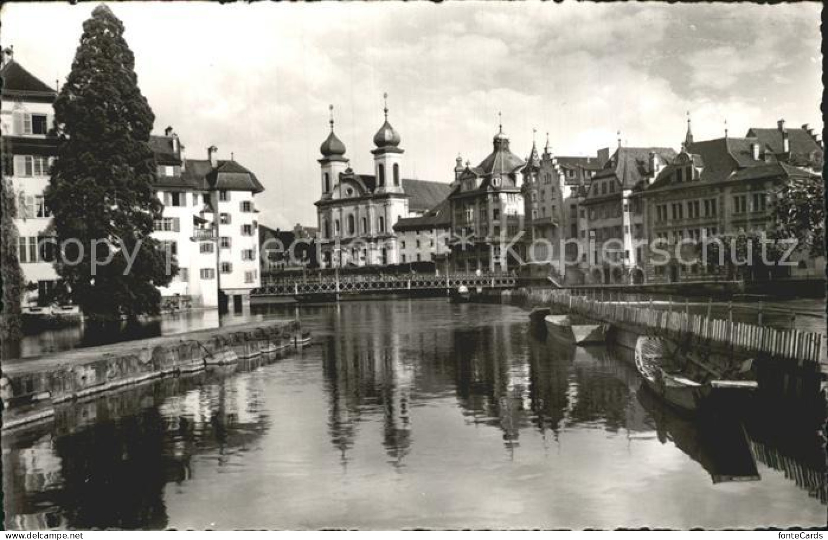 12316012 Luzern LU Reussteg Kirche Luzern - Sonstige & Ohne Zuordnung