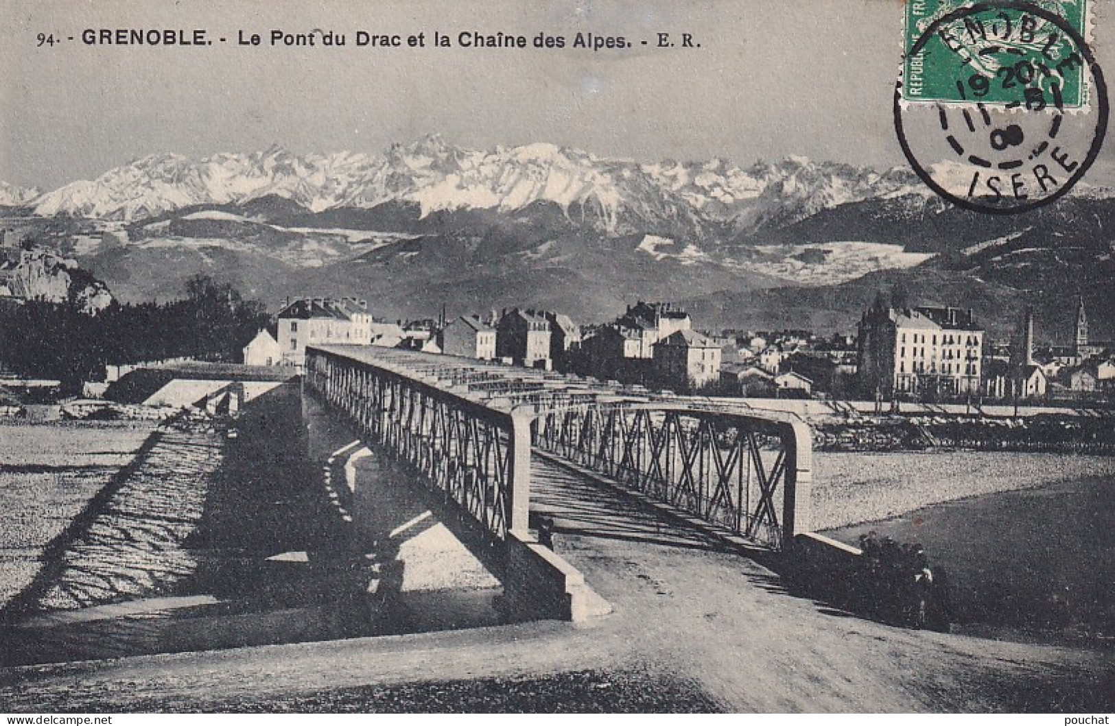 UR Nw33-(38) GRENOBLE - LE PONT DU DRAC ET LA CHAINE DES ALPES - Grenoble