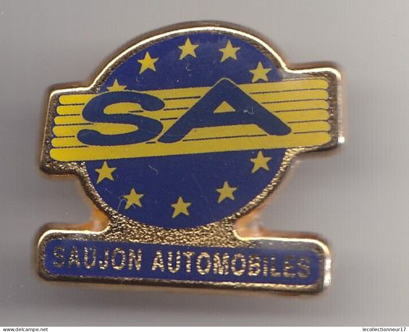 Pin's S.A. Saujon Automobiles En Charente Maritime Dpt 17 Réf 8366 - Cities