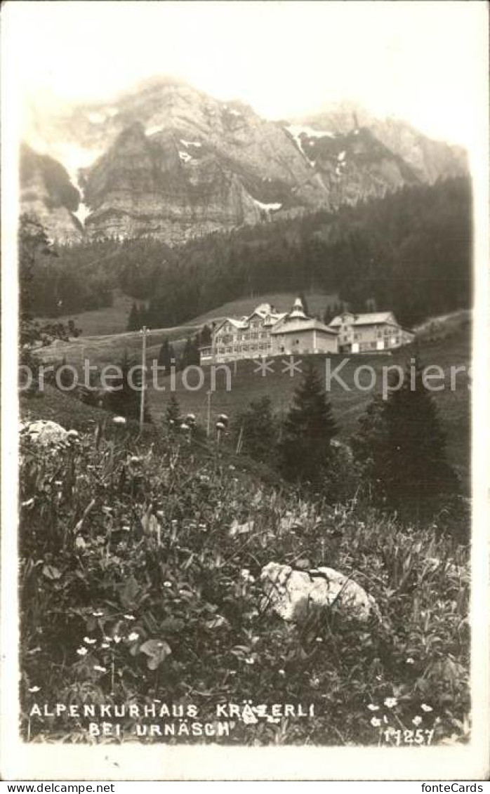 12315953 Urnaesch AR Alpenkurhaus Kraezerli Bergwiese Appenzeller Alpen Urnaesch - Sonstige & Ohne Zuordnung