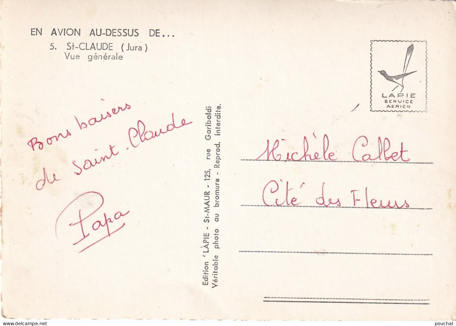 UR Nw34-(39) ST CLAUDE - VUE GENERALE AERIENNE - Saint Claude