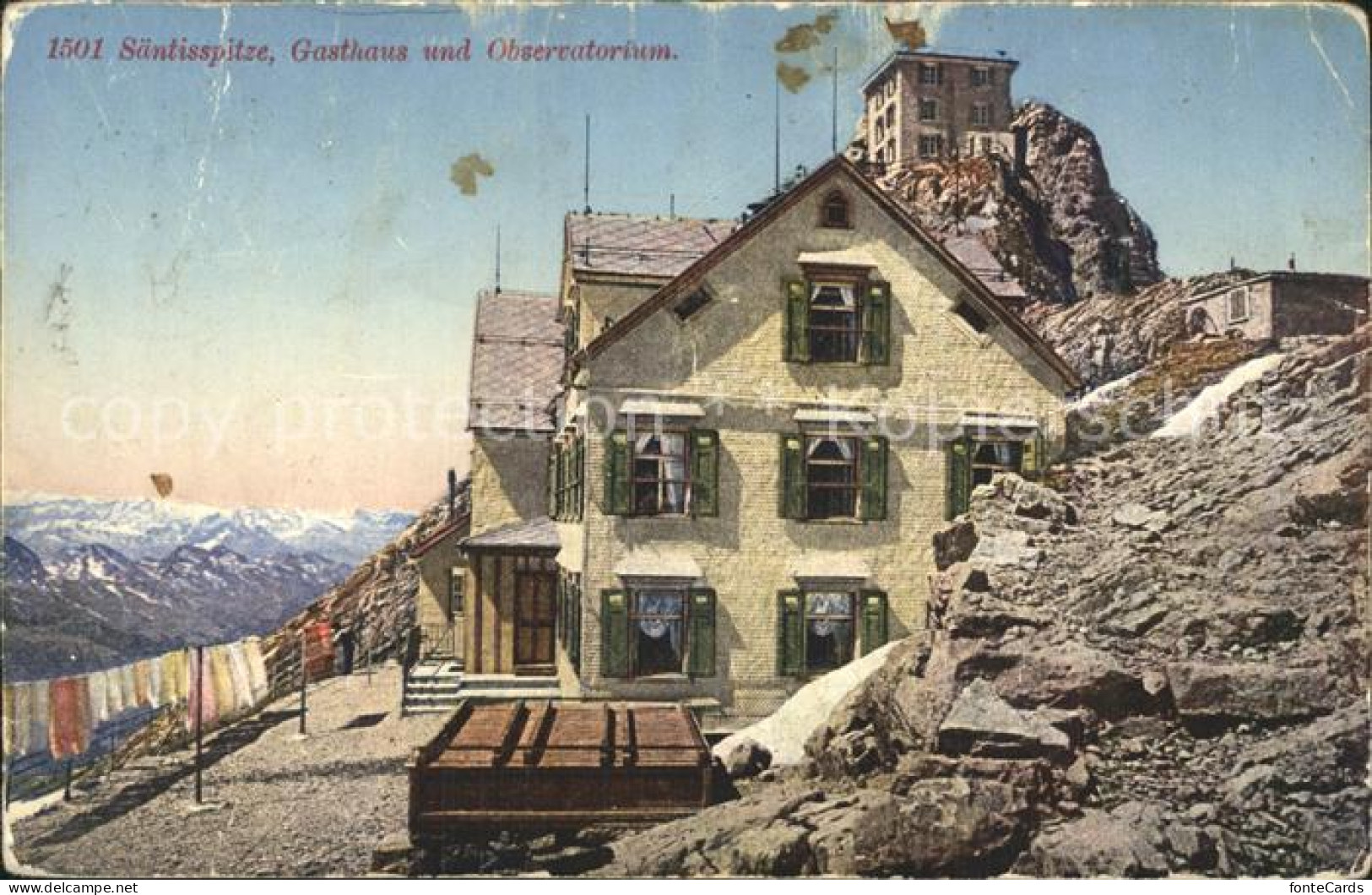 12315944 Saentis AR Gasthaus Observatorium Saentisspitze Appenzeller Alpen Saent - Andere & Zonder Classificatie