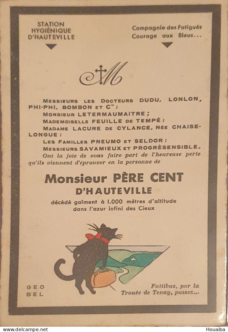 Carte Illustrée Du Père Cent D Hauteville 01 - Non Classés