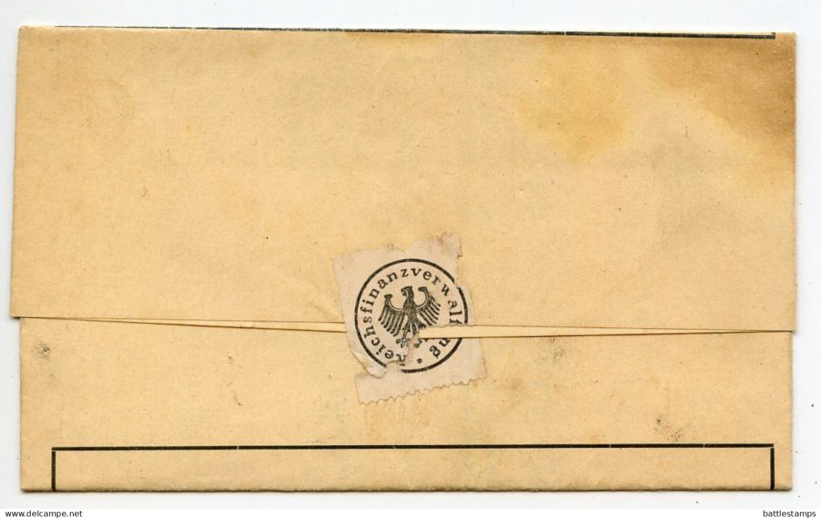 Germany 1936 Official Folded Document Cover; Melle - Finanzamt (Tax Office); Beitrag Zum Reichsnährstand - Covers & Documents