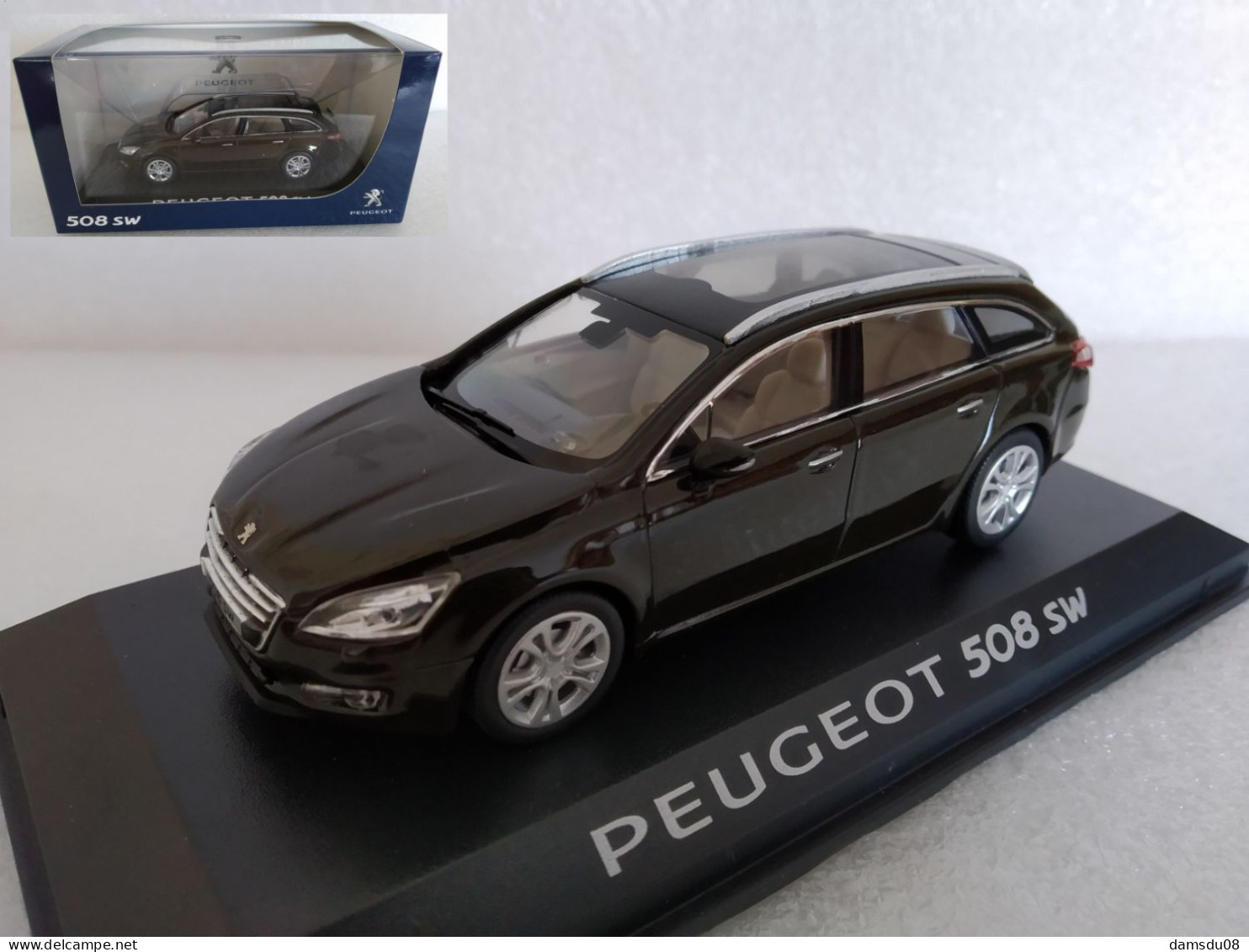 Norev Peugeot 508 SW Echelle 1/43 En Boite Vitrine Et Sur-boite Carton Break - Norev