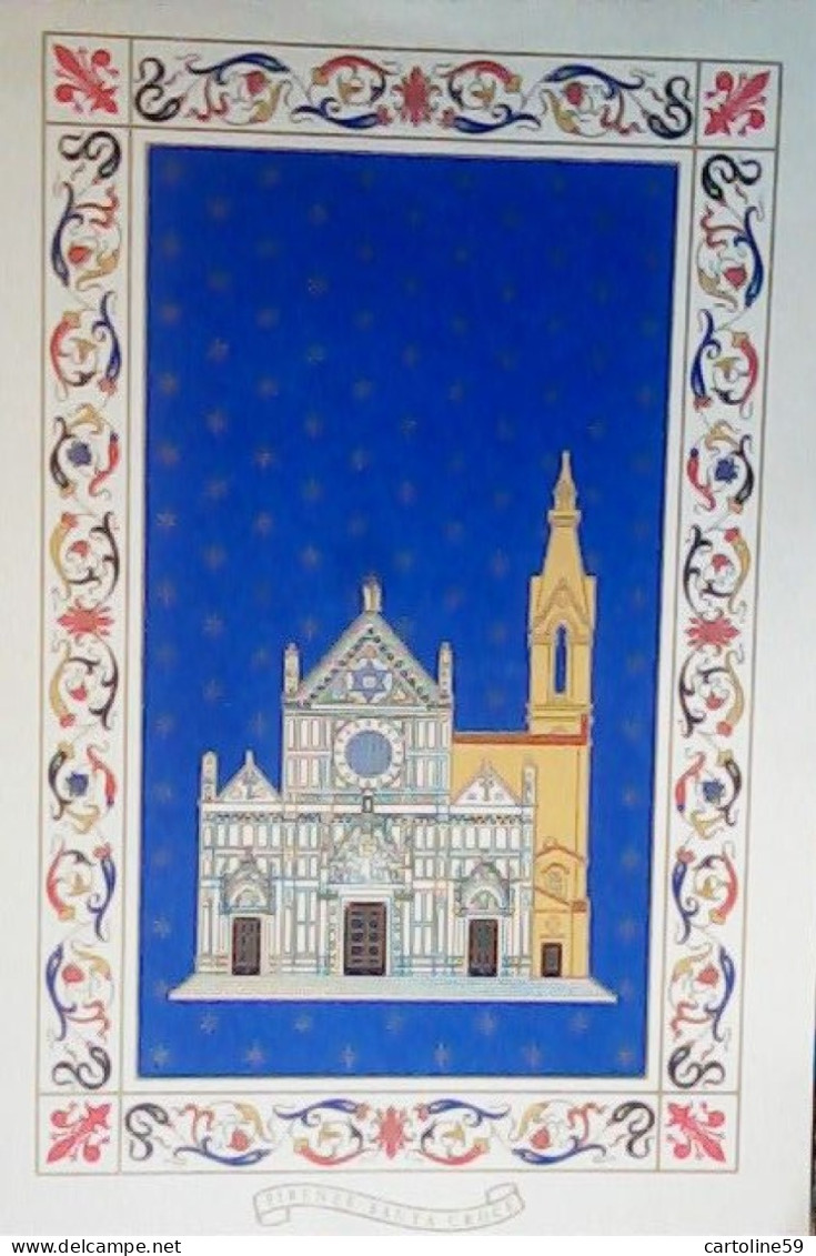 FIRENZE - CHIESA S SANTA CROCE  ED IL PAPIRO  N1990 JV6348 - Firenze (Florence)