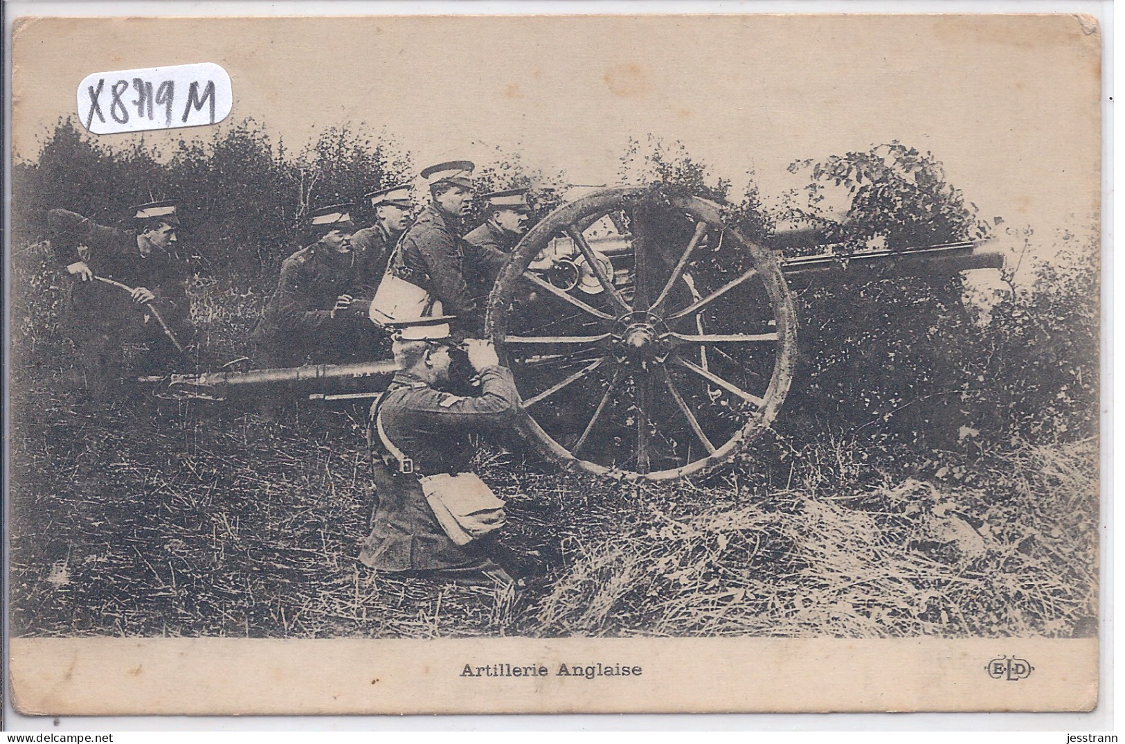 MILITARIA- ARTILLERIE ANGLAISE- ELD - War 1914-18