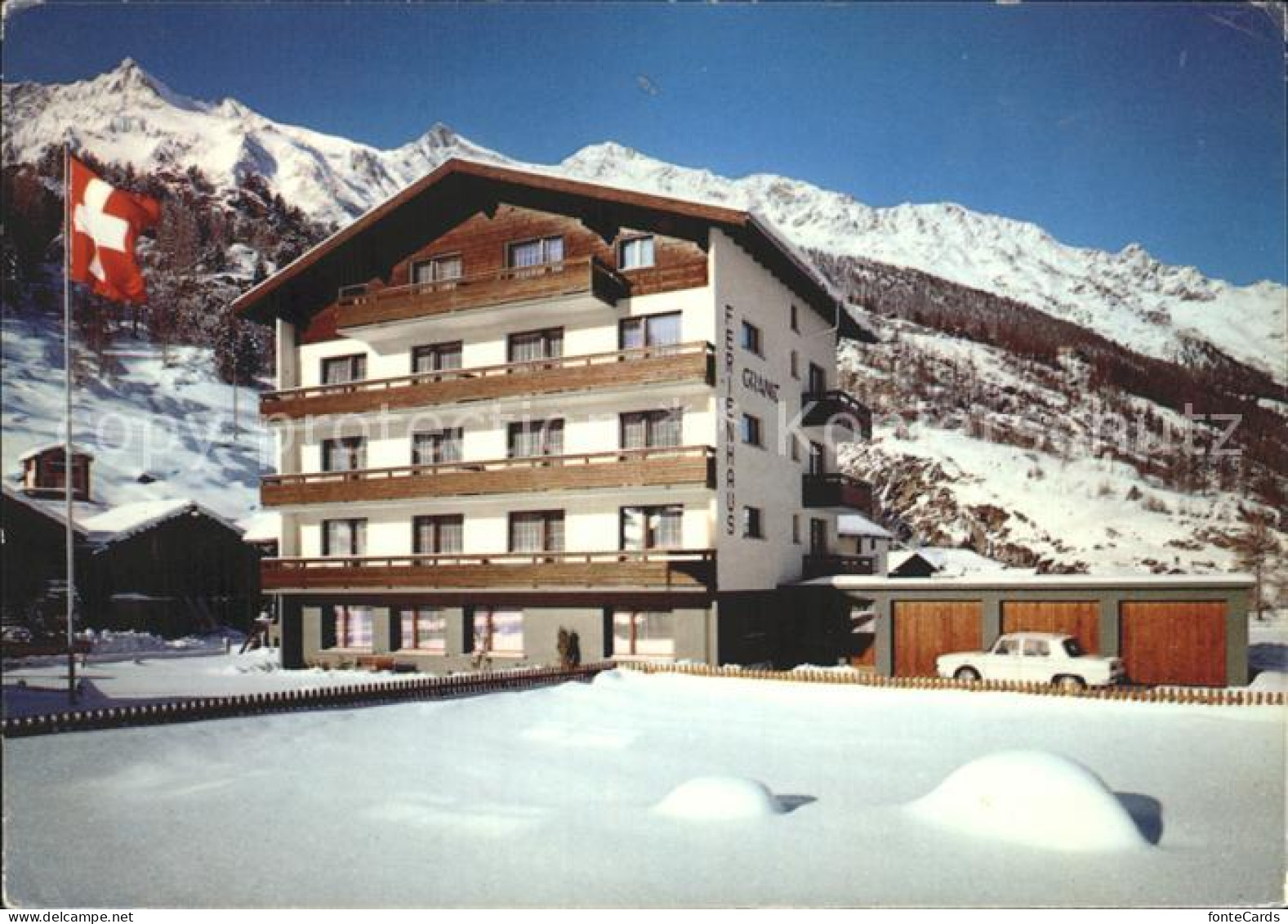 12313323 Saas Grund Ferienhaus Granit Unter Den Bodmen Saas Grund - Andere & Zonder Classificatie