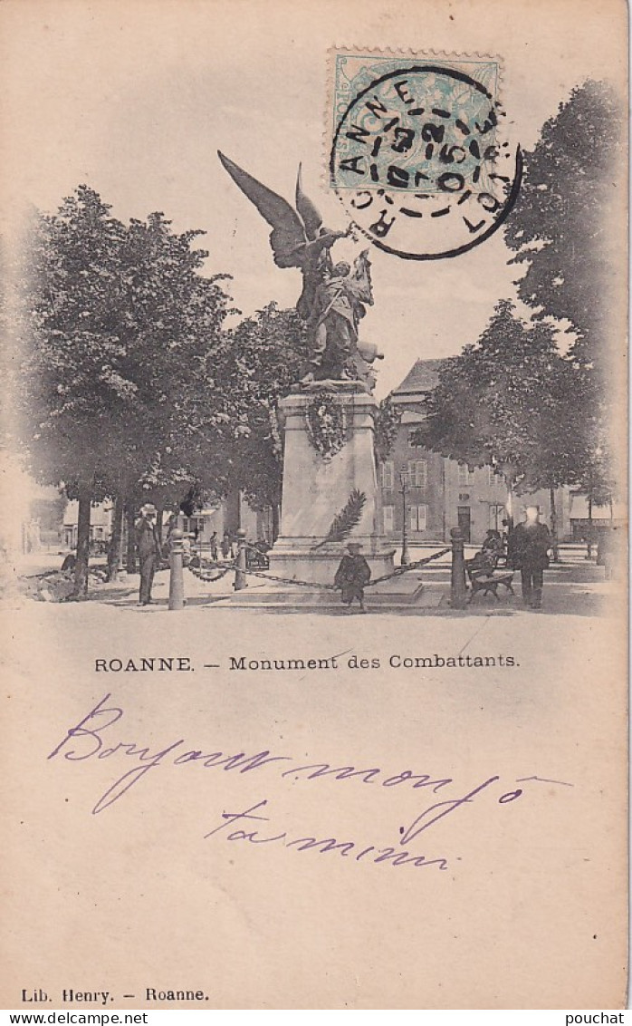 UR Nw38-(42) ROANNE - MONUMENT DES COMBATTANTS - Roanne