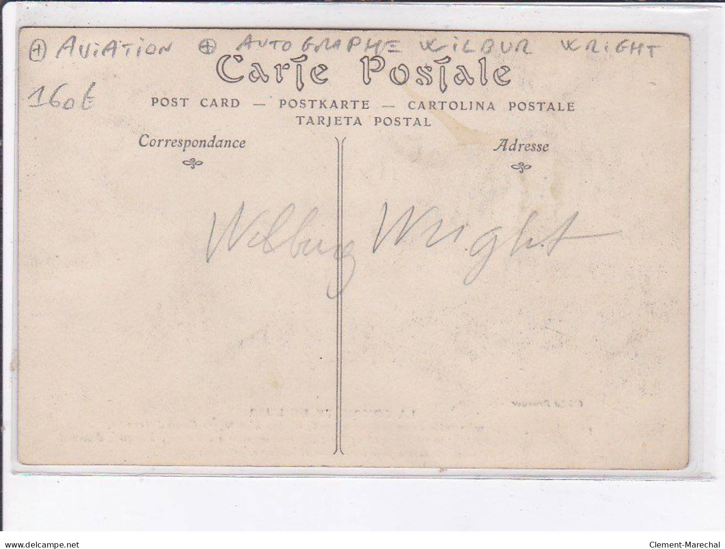 FRANCE: La Conquète De L'air, Wilbur Wright, 1908 Au Camp D'auvour, Aviation, Autographe - Très Bon état - Piloten
