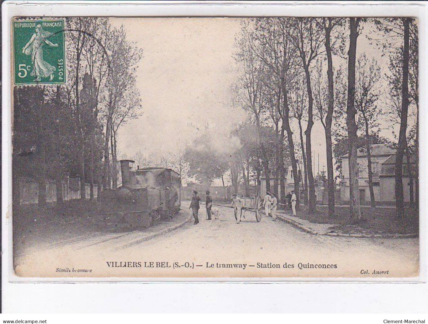 VILLIERS-le-BEL: Le Tramway, Station Des Quinconces - état - Villiers Le Bel