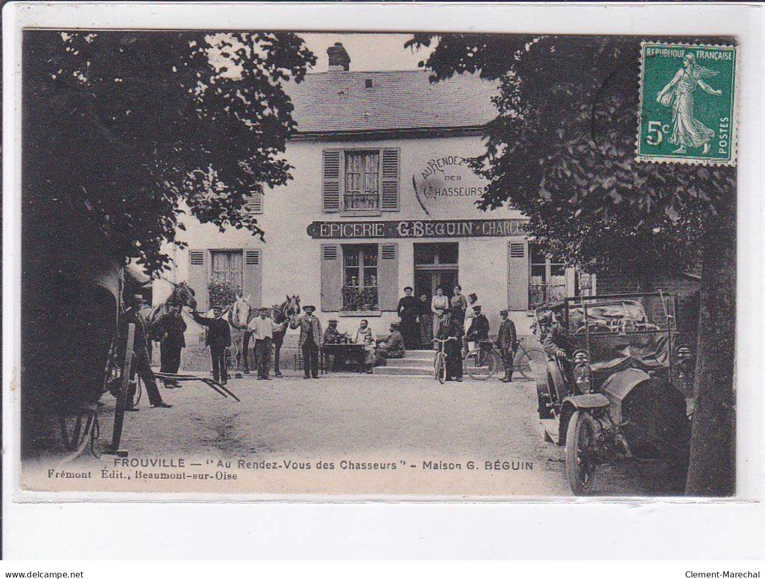 FROUVILLE: "au Rendez-vous Des Chasseurs" Maison G. Béguin - Très Bon état - Sonstige & Ohne Zuordnung