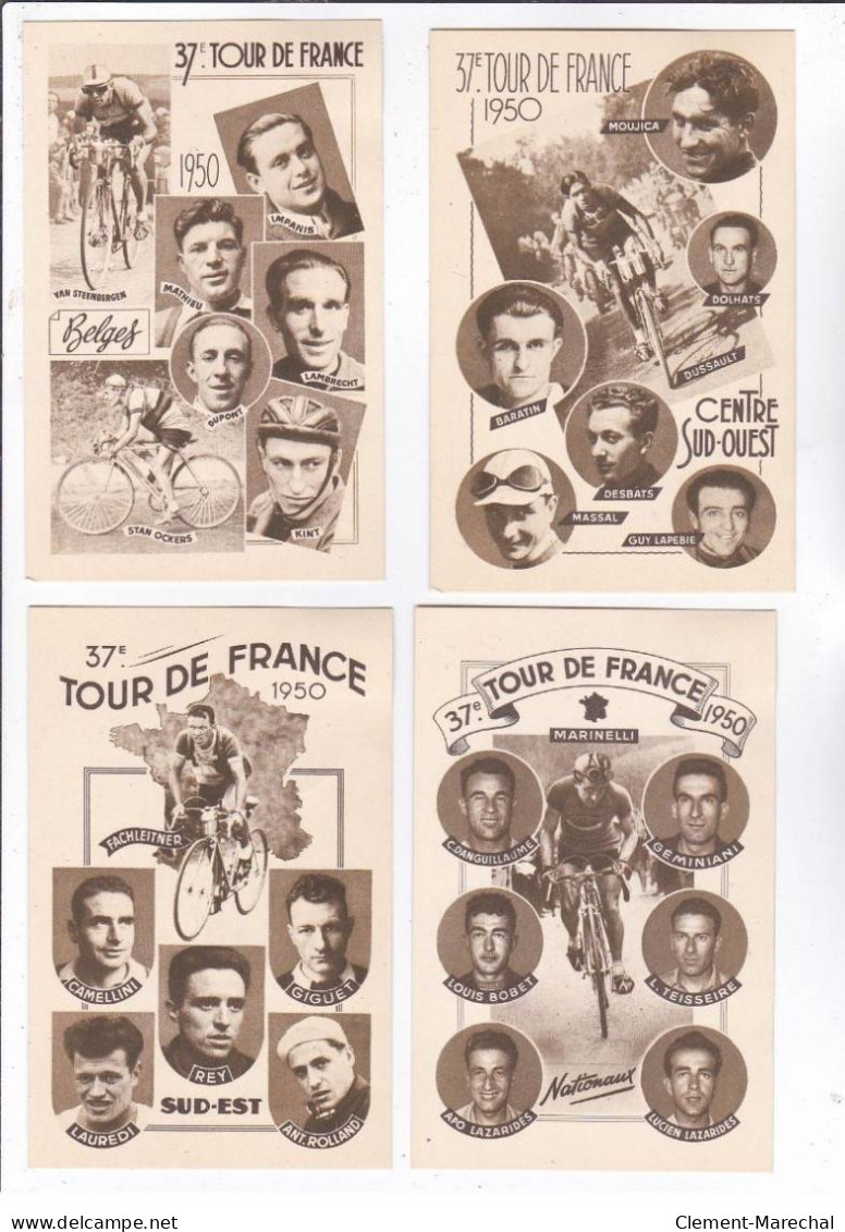 FRANCE: Les Seules Cartes Postales Officielles Du Tour De France (vélo - Cyclisme) - Très Bon état - Cyclisme