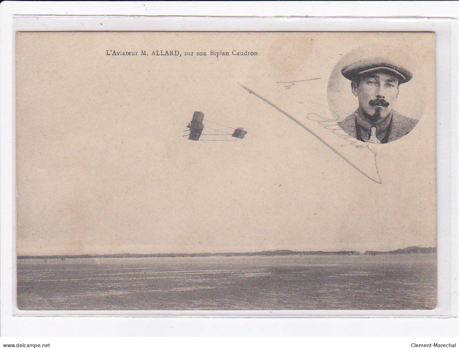 AVIATION :  Autographe De L'aviateur Maurice ALLARD - Très Bon état - Zeppeline