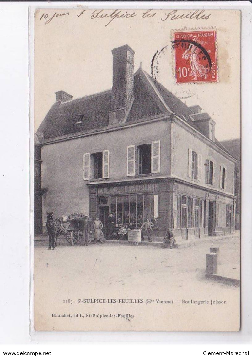 SAINT-SULPICE-les-FEUILLES: Boulangerie Joisson - Très Bon état - Saint Sulpice Les Feuilles