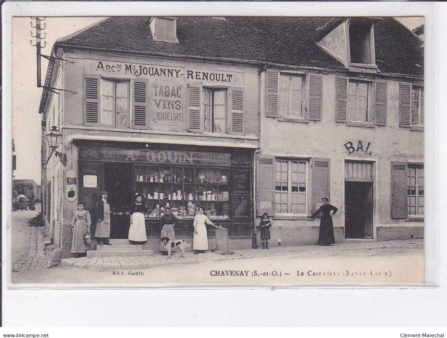 CHAVENAY: Le Carrefour, Jouanny Renoult, A. Gouin - Très Bon état - Other & Unclassified