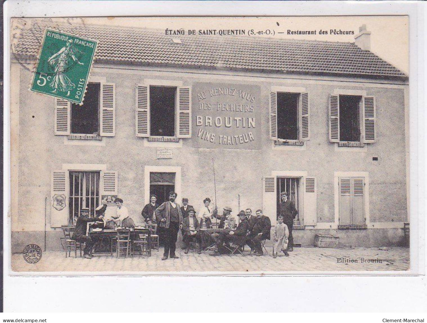 ETANG DE SAINT-QUENTIN: Restaurant Des Pêcheurs, Broutin - état - St. Quentin En Yvelines