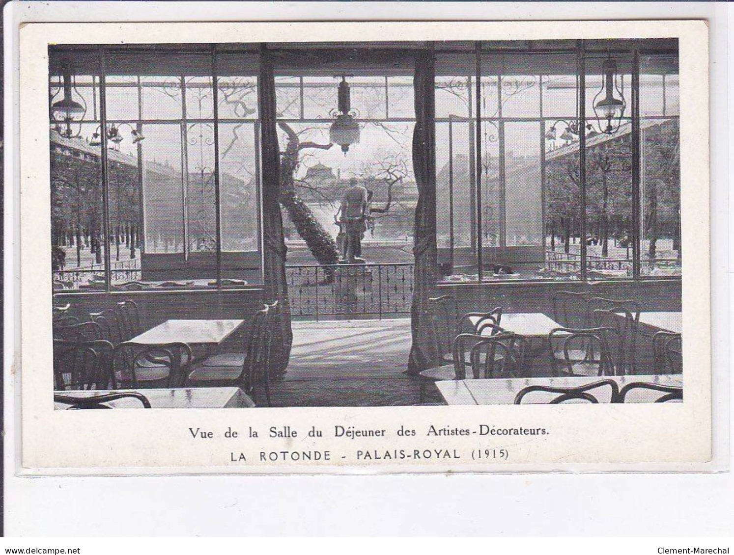 PARIS: 75001, Vue De La Salle Du Déjeuner Des Artistes-décorateurs, La Rotonde, Palais-royal 1915 - Très Bon état - Sonstige Sehenswürdigkeiten