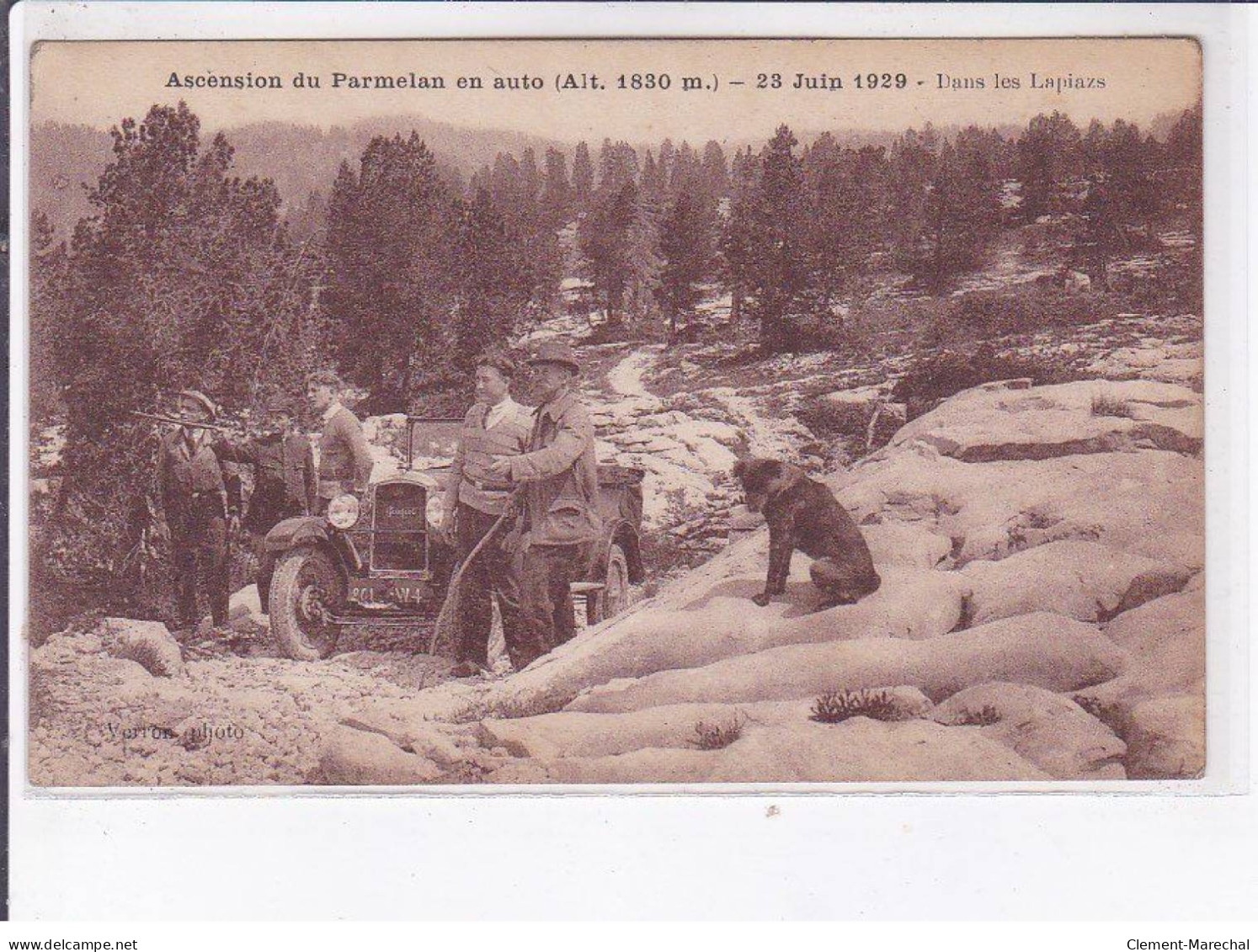 HAUTE-SAVOIE: Ascension Du Parleman En Auto, Dans Les Lapiazs - Très Bon état - Other & Unclassified