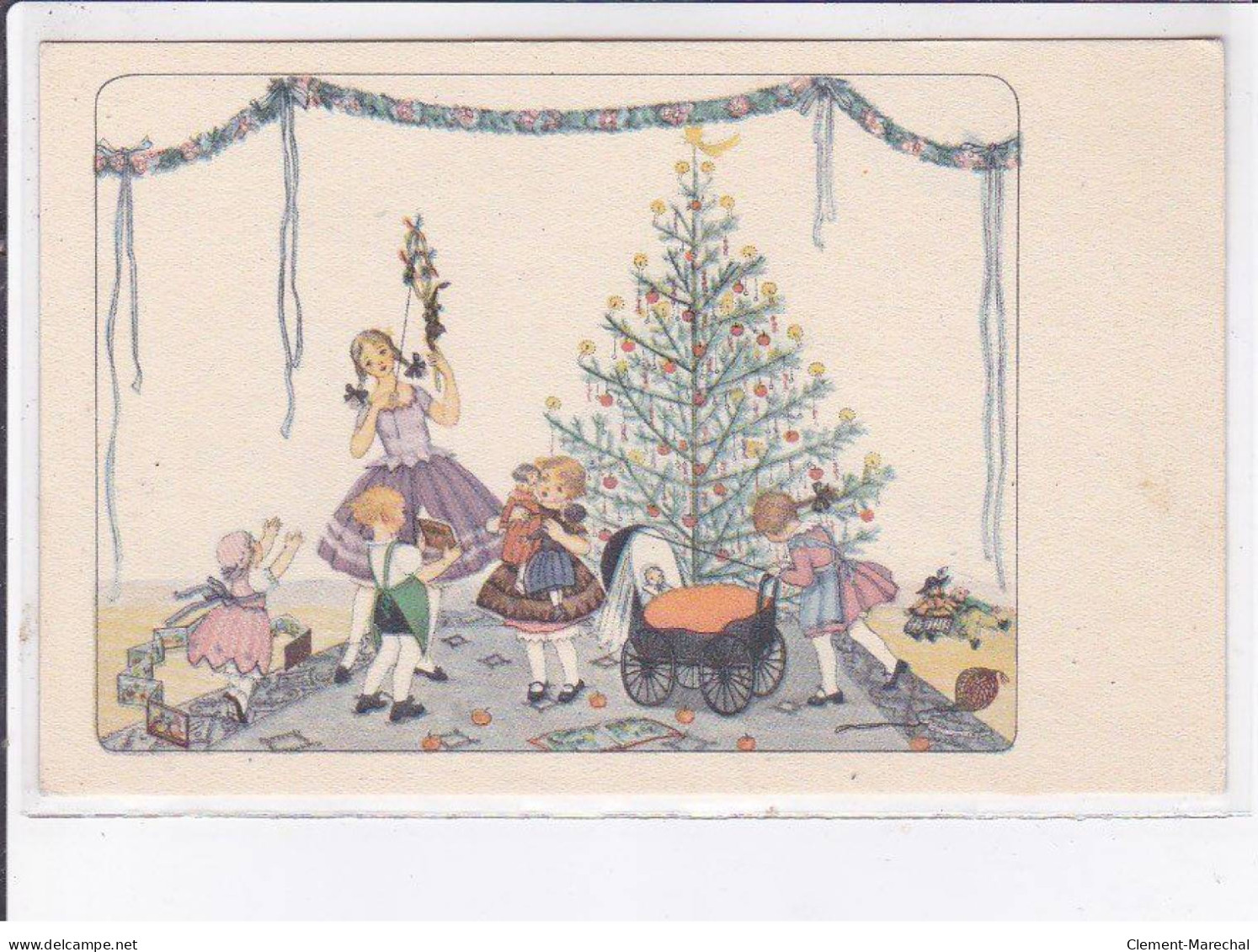 MELA KOEHLER: ART DECO: Sapin De Noel, Enfants - Très Bon état - Köhler, Mela