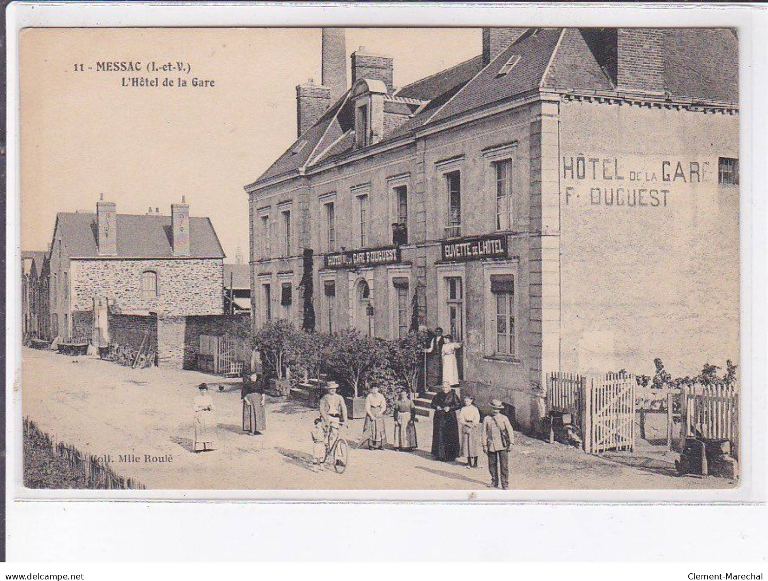 MESSAC: L'hôtel De La Gare, F. Ducuest - Très Bon état - Other & Unclassified