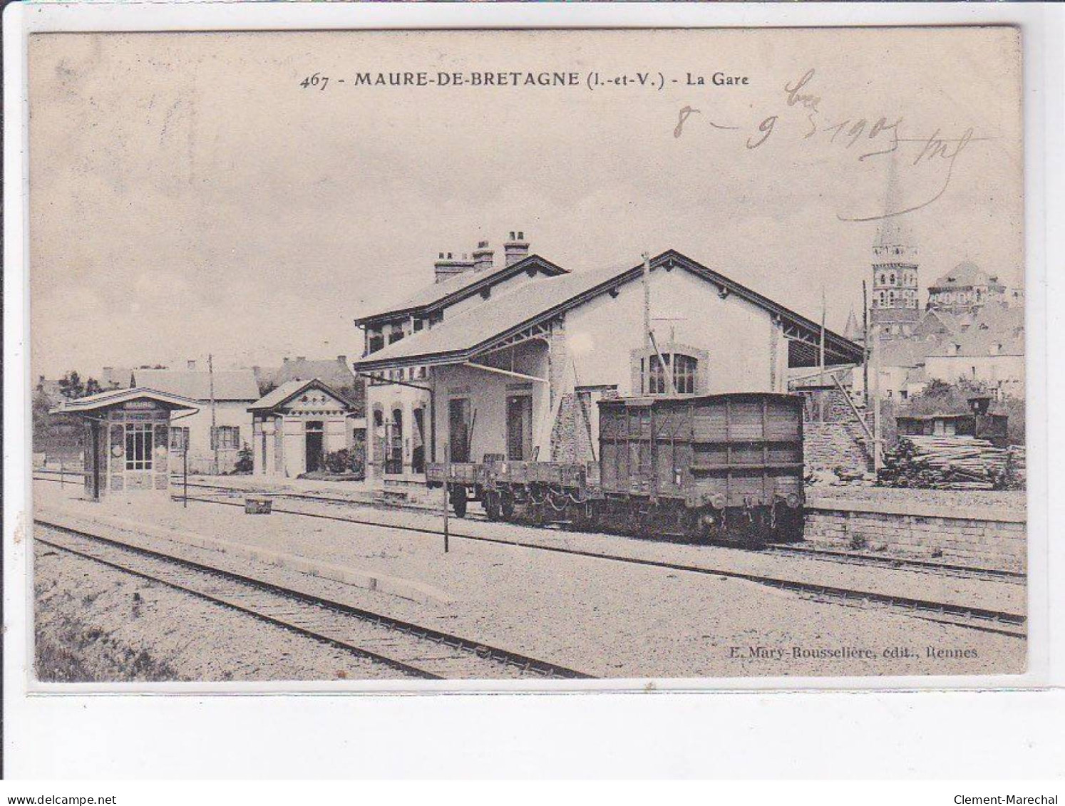 MAURE-de-BRETAGNE: La Gare - Très Bon état - Other & Unclassified