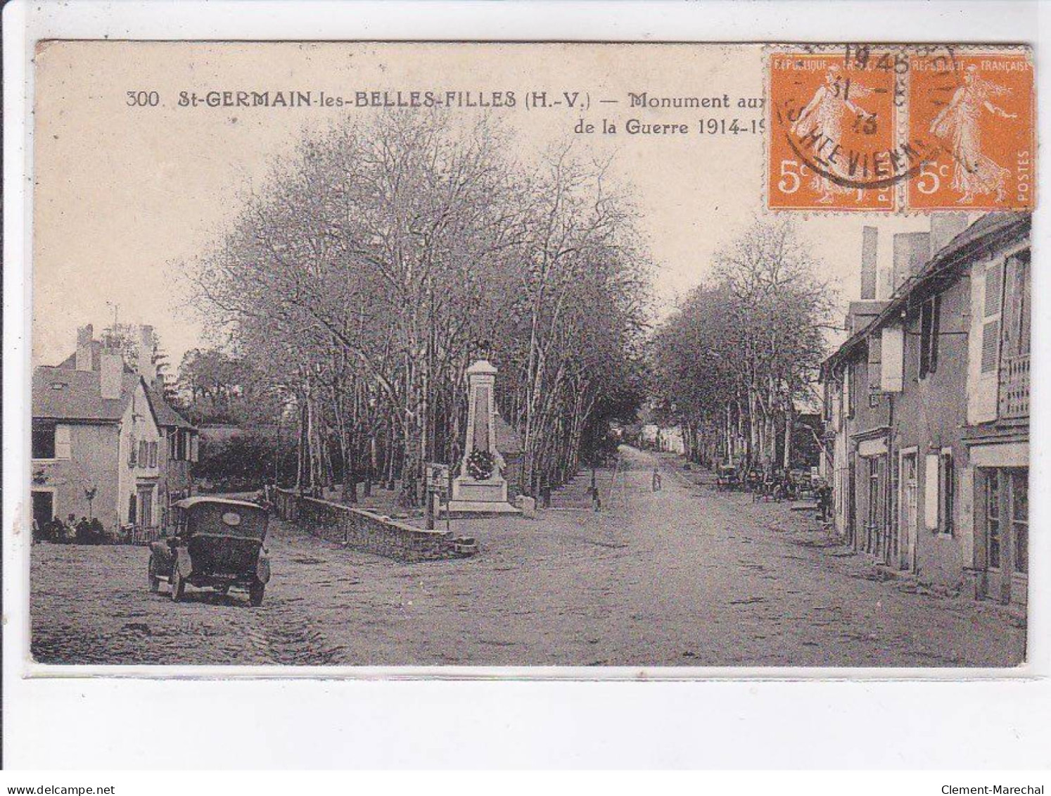 SAINT-GERMAIN-les-BELLES-FILLES: Monument Aux Morts De La Guerre 1914-1918 - Très Bon état - Saint Germain Les Belles