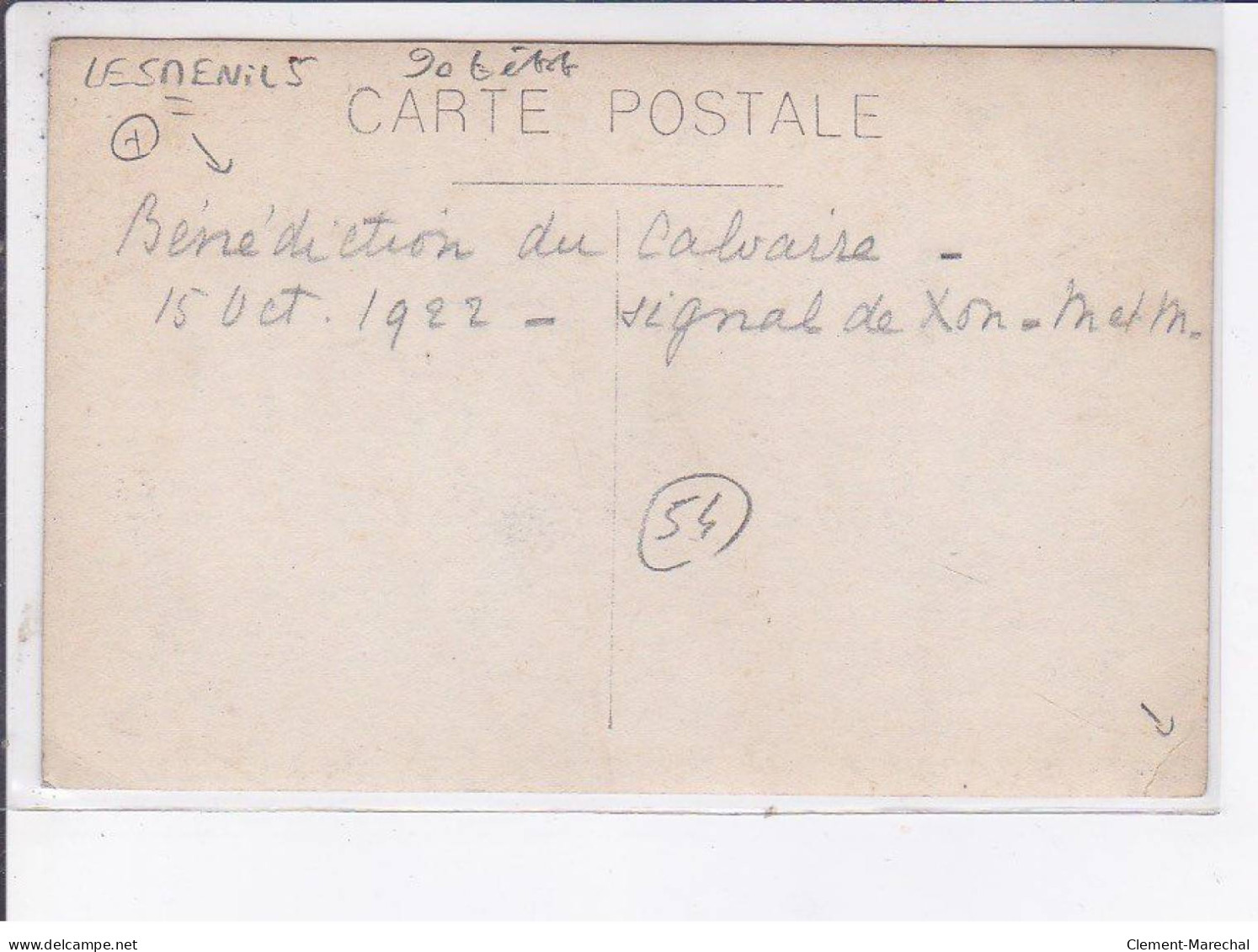 LESMENILS: Bénédiction Du Calvaire 1922 - état - Other & Unclassified