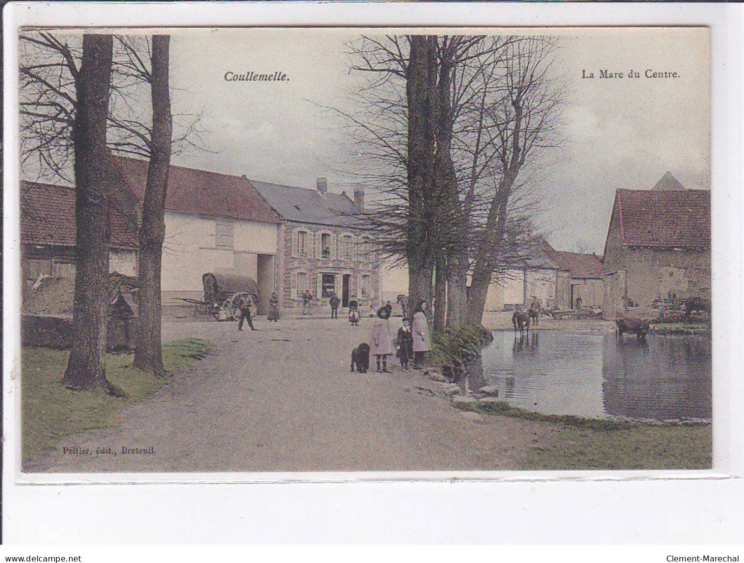 COULLEMELLE: La Mare Du Centre, Rare En Couleur - Très Bon état - Sonstige & Ohne Zuordnung