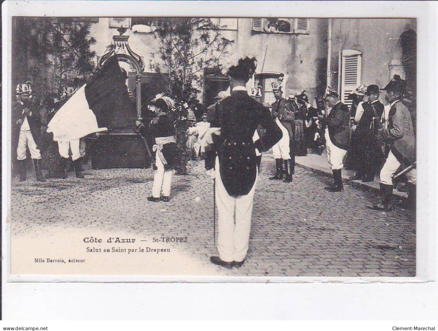 SAINT-TROPEZ: Salut Au Saint Par Le Drapeau - Très Bon état - Saint-Tropez