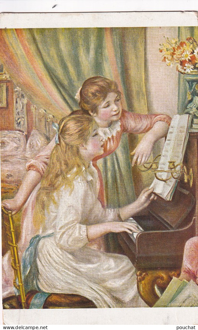 UR Nw40- " JEUNES FILLES AU PIANO " , A.RENOIR - MUSEE DU LUXEMBOURG - Malerei & Gemälde