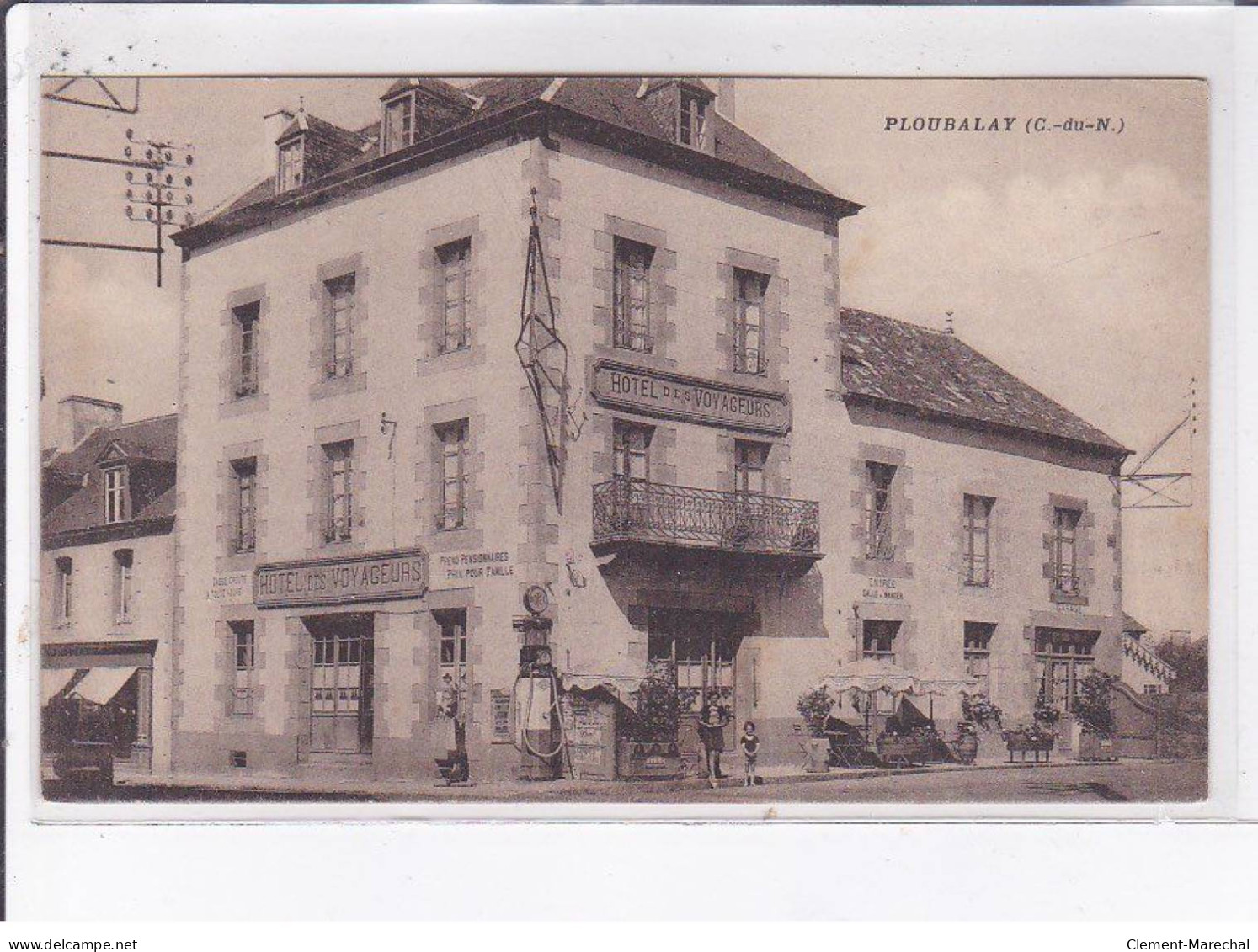 PLOUBALAY: Hôtel Des Voyageurs - état - Other & Unclassified