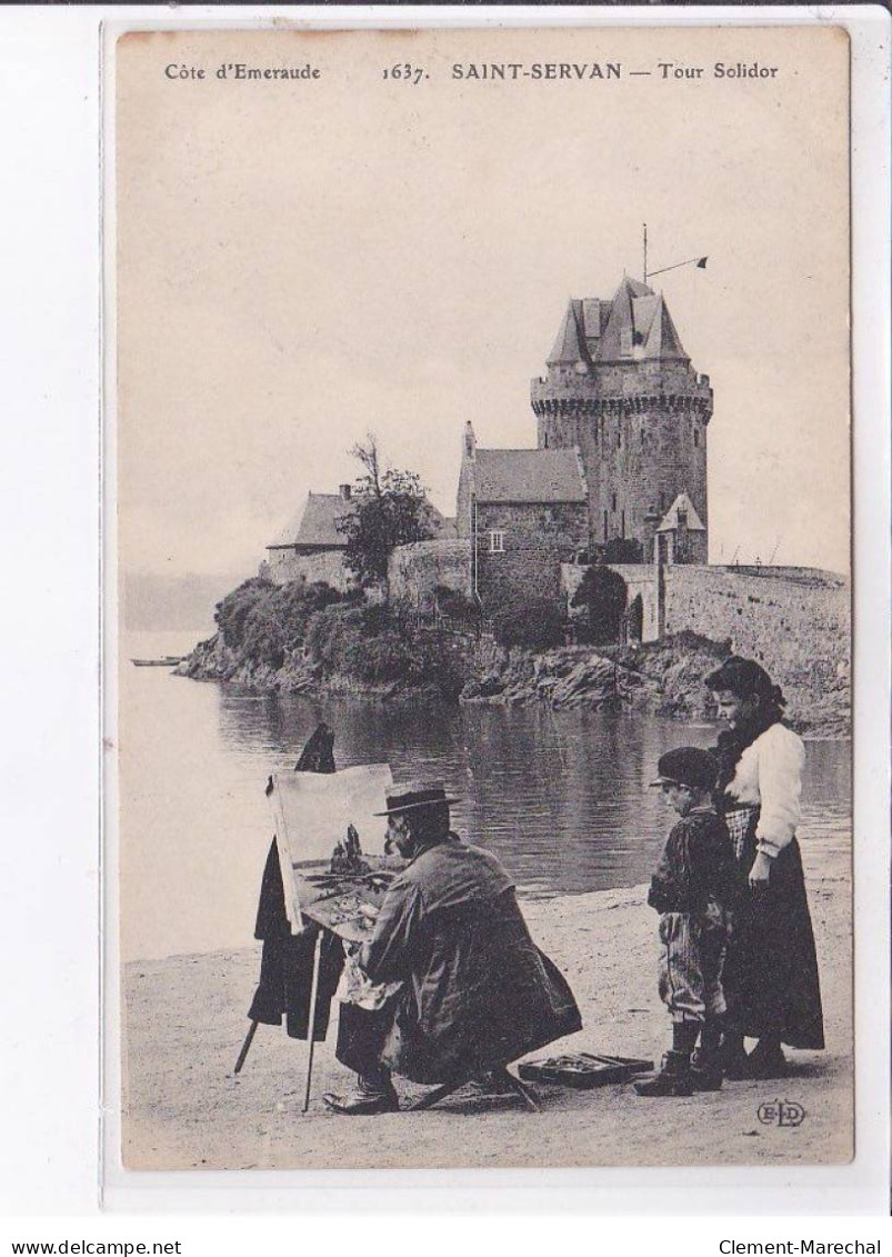 SAINT-SERVAN: Tour Solidor, Peintre - Très Bon état - Saint Servan