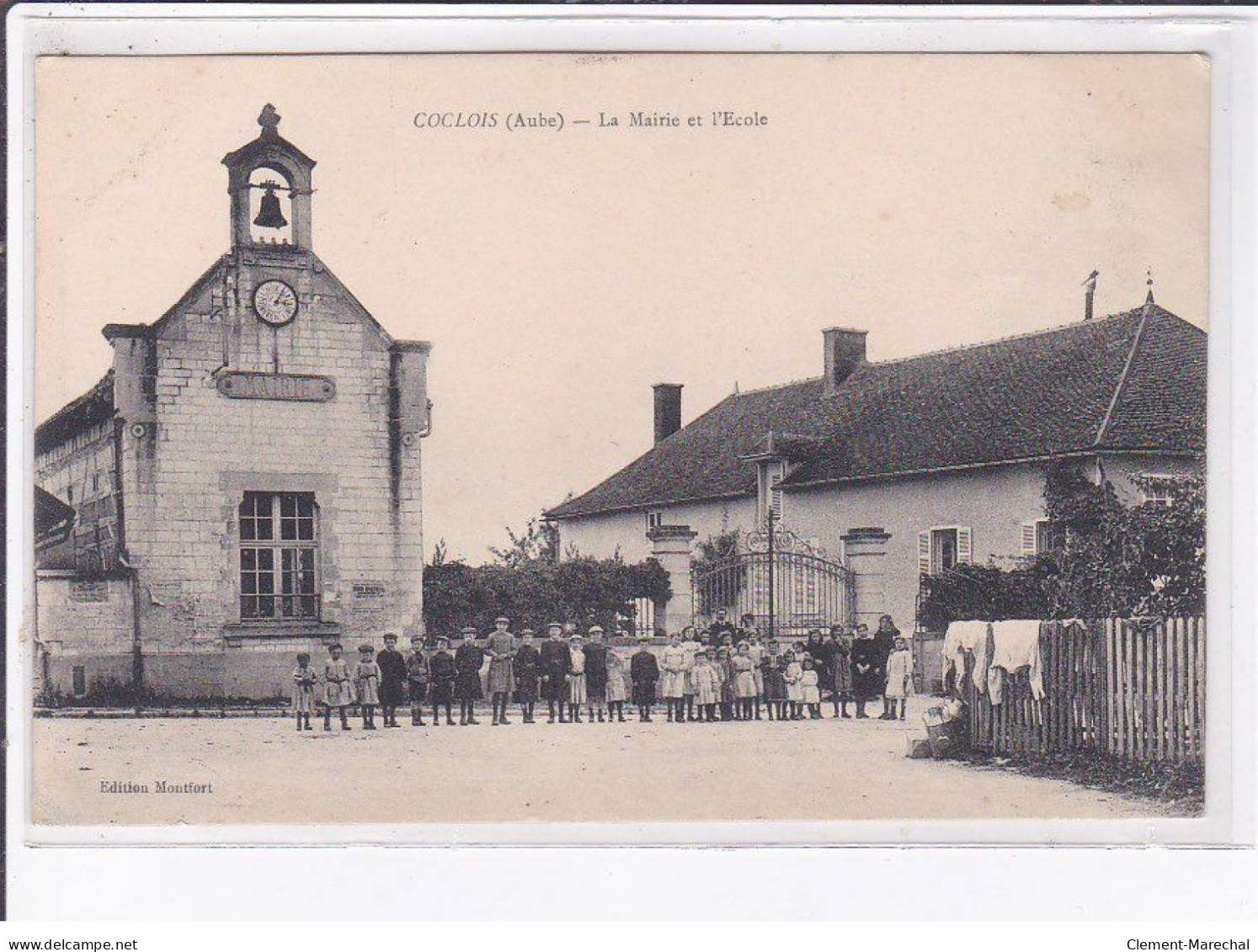 COCLOIS: La Mairie Et L'école - état - Sonstige & Ohne Zuordnung