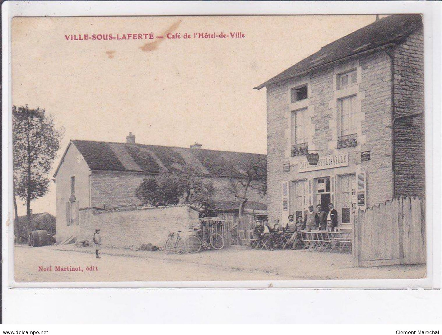 VILLE-sous-LAFERTE: Café De L'hôtel-de-ville - état - Sonstige & Ohne Zuordnung