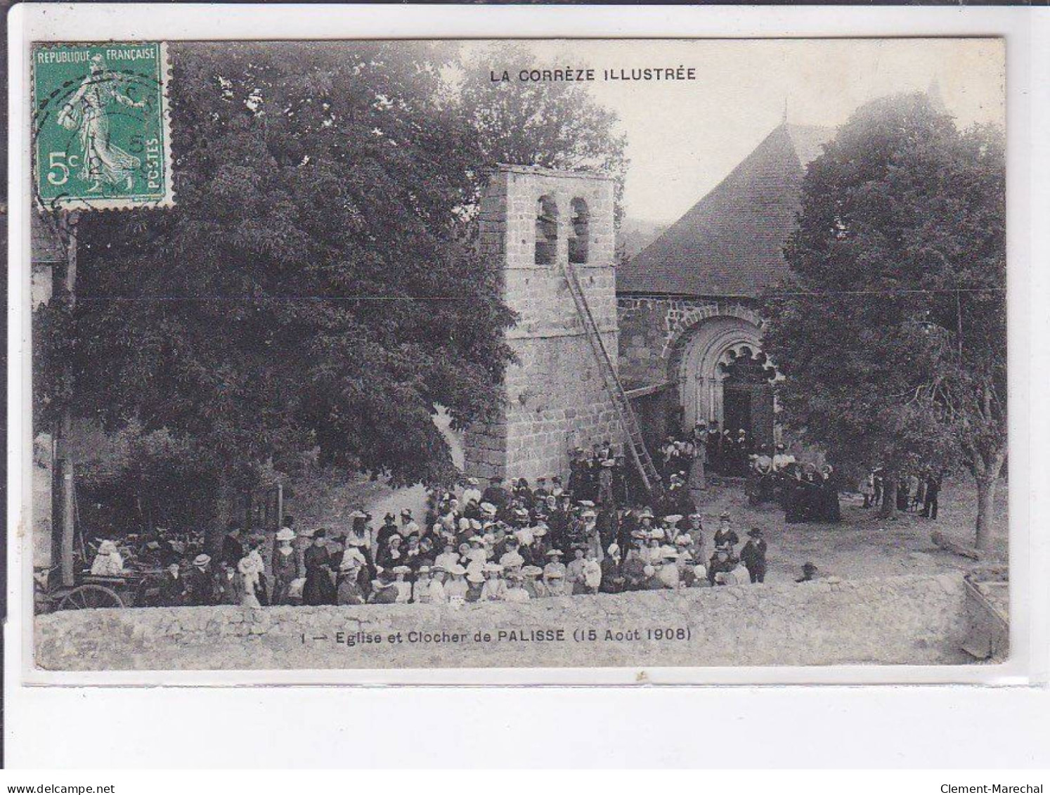 PALISSE: église Et Clocher De Palisse 1908 - Très Bon état - Sonstige & Ohne Zuordnung