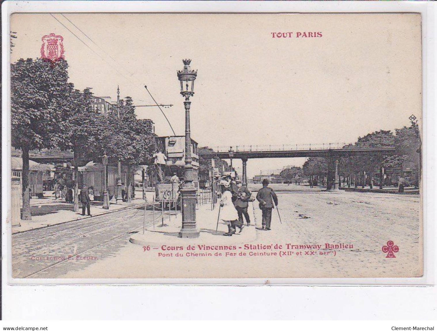PARIS: 75012, Station De Tramway Banlieu, Pont Du Chemin De Fer De Ceinture - Très Bon état - District 12