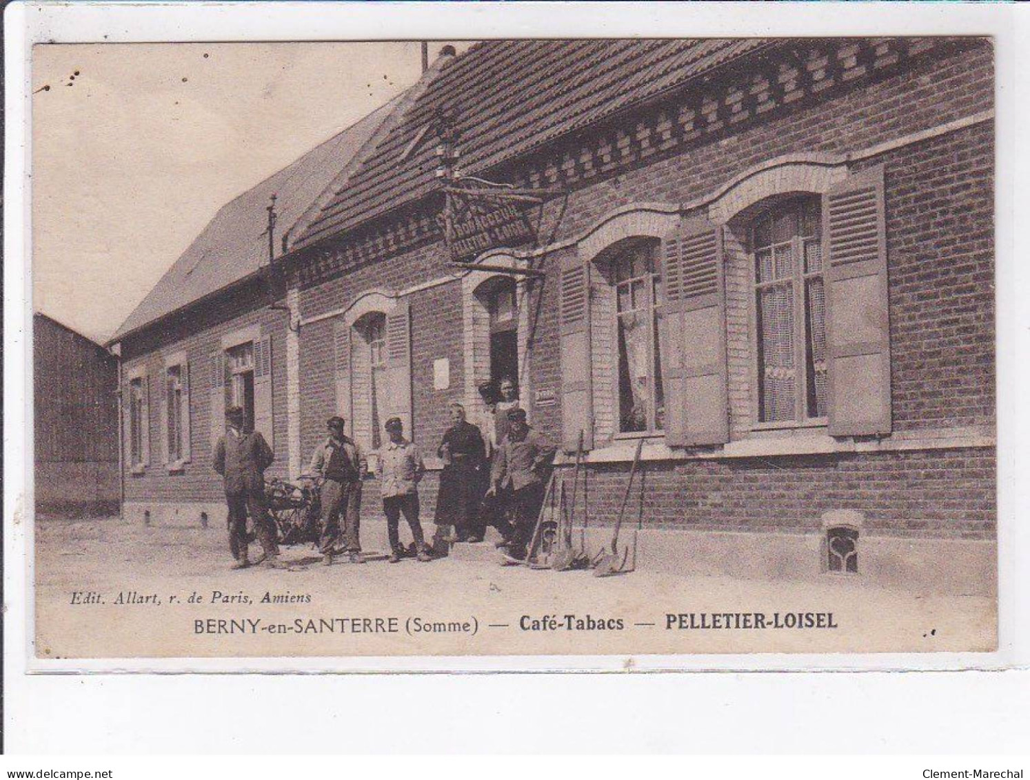 BERNY-en-SANTERRE: Café-tabacs, Pelletier-loisel - état - Other & Unclassified