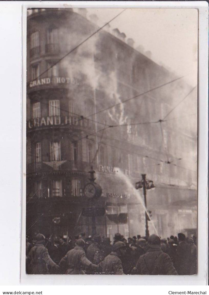 MARSEILLE: Incendie Du Grand Hôtel - Très Bon état - Ohne Zuordnung