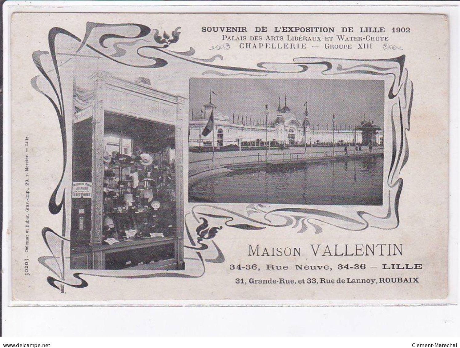 LILLE: Maison Vallentin, Souvenir De L'exposition De Lille 1902 - Très Bon état - Lille