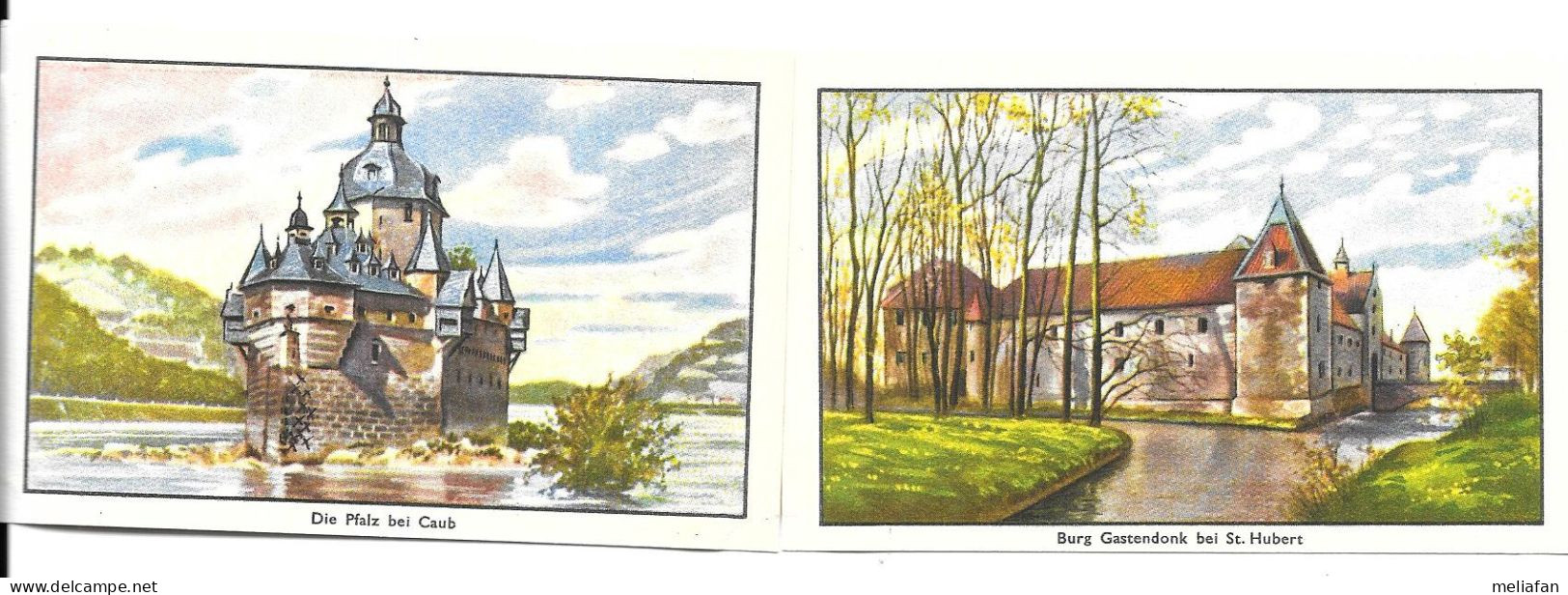 DX95 - SERIE CHROMOS MARGARINE HOMANN - CHATEAUX ALLEMANDS - Sonstige & Ohne Zuordnung