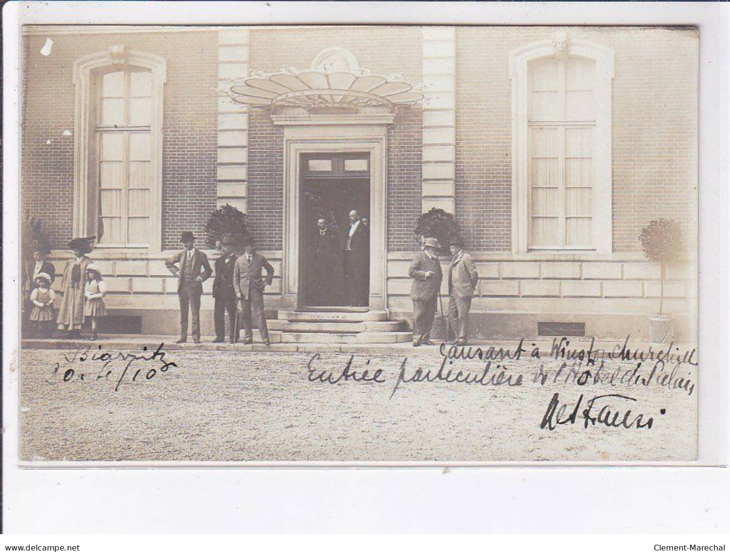 BIARRITZ: Roi D'angleterre Edouard VII Et Winston Churchill à L'hôtel Du Palais - Très Bon état - Biarritz