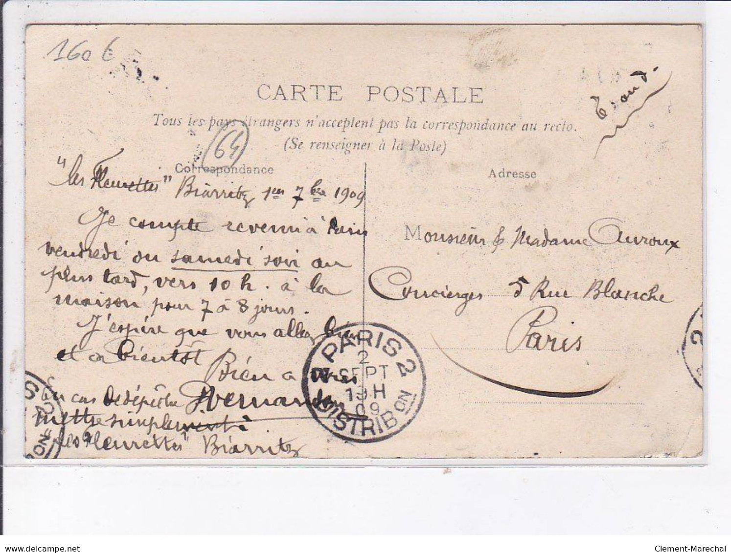 BIARRITZ: Roi D'angleterre Edouard VII Se Rendant à La Buvette Des Eaux Minérales - Très Bon état - Biarritz
