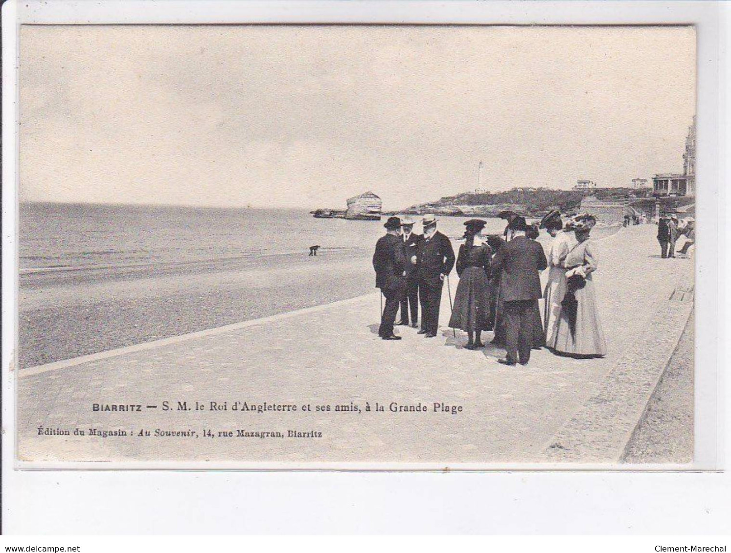 BIARRITZ: Edouard VII Le Roi D'angleterre Et Ses Amis, à La Grande Plage - Très Bon état - Biarritz