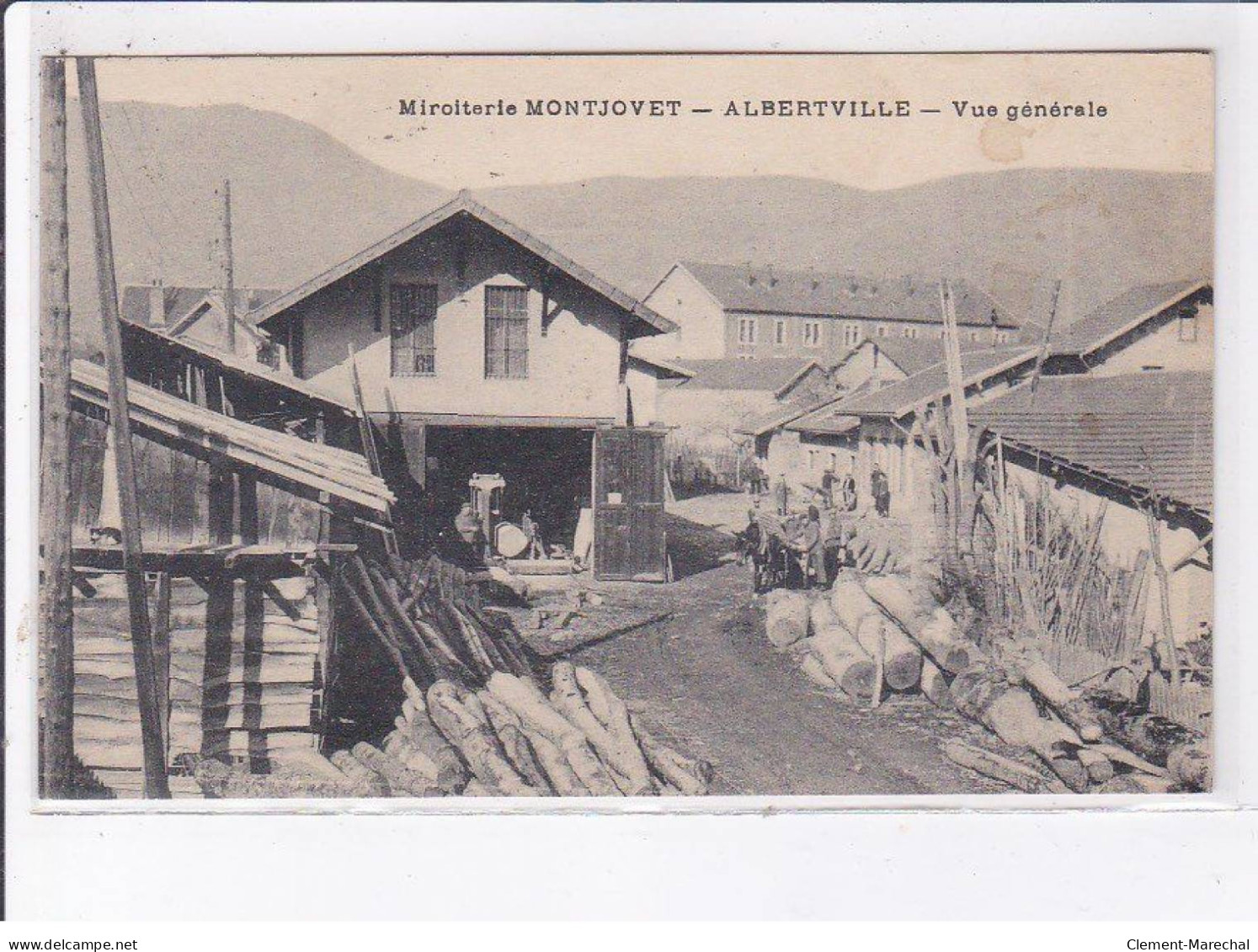 ALBERTVILLE: Miroiterie Montjovet, Vue Générale - Très Bon état - Albertville