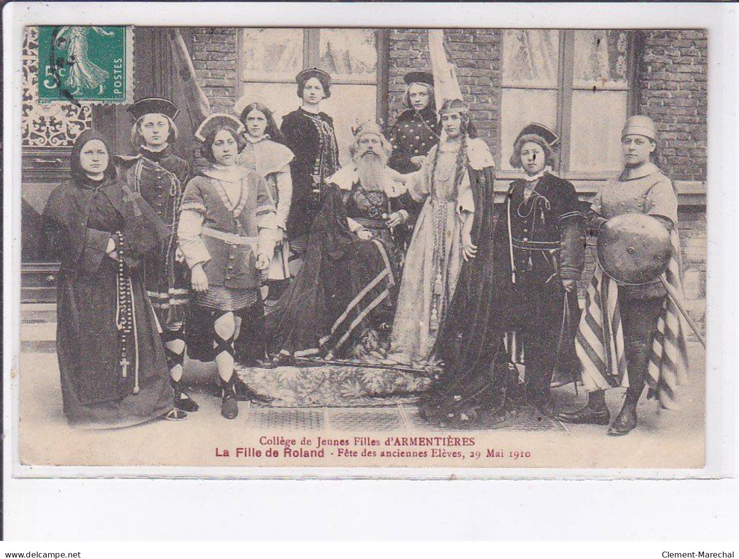 ARMENTIERES: Collège De Jeunes Filles, La Fille De Roland, 1910 - Très Bon état - Armentieres