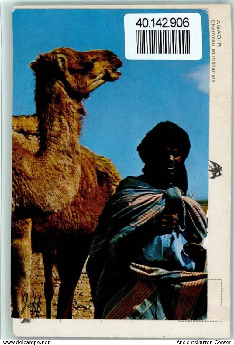 40142906 - Kamele Nomade Mit Seinem Kamel 2 Karten Kl. - Other & Unclassified