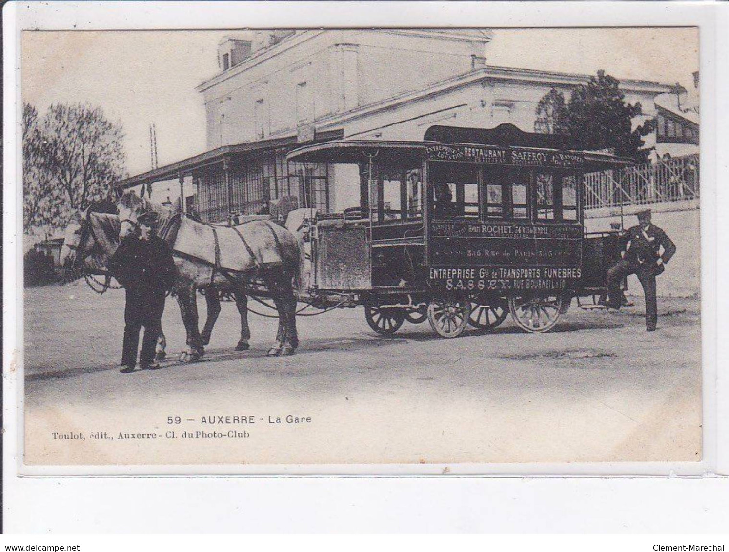 AUXERRE: La Gare, Omnibus - Très Bon état - Auxerre